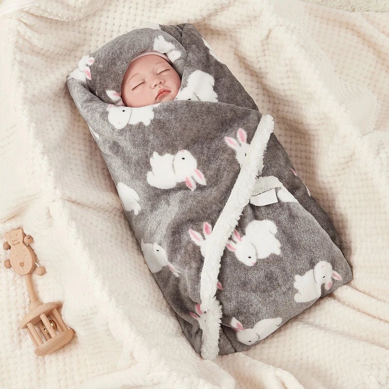 couverture bébé lapereau bébé emmaillotage