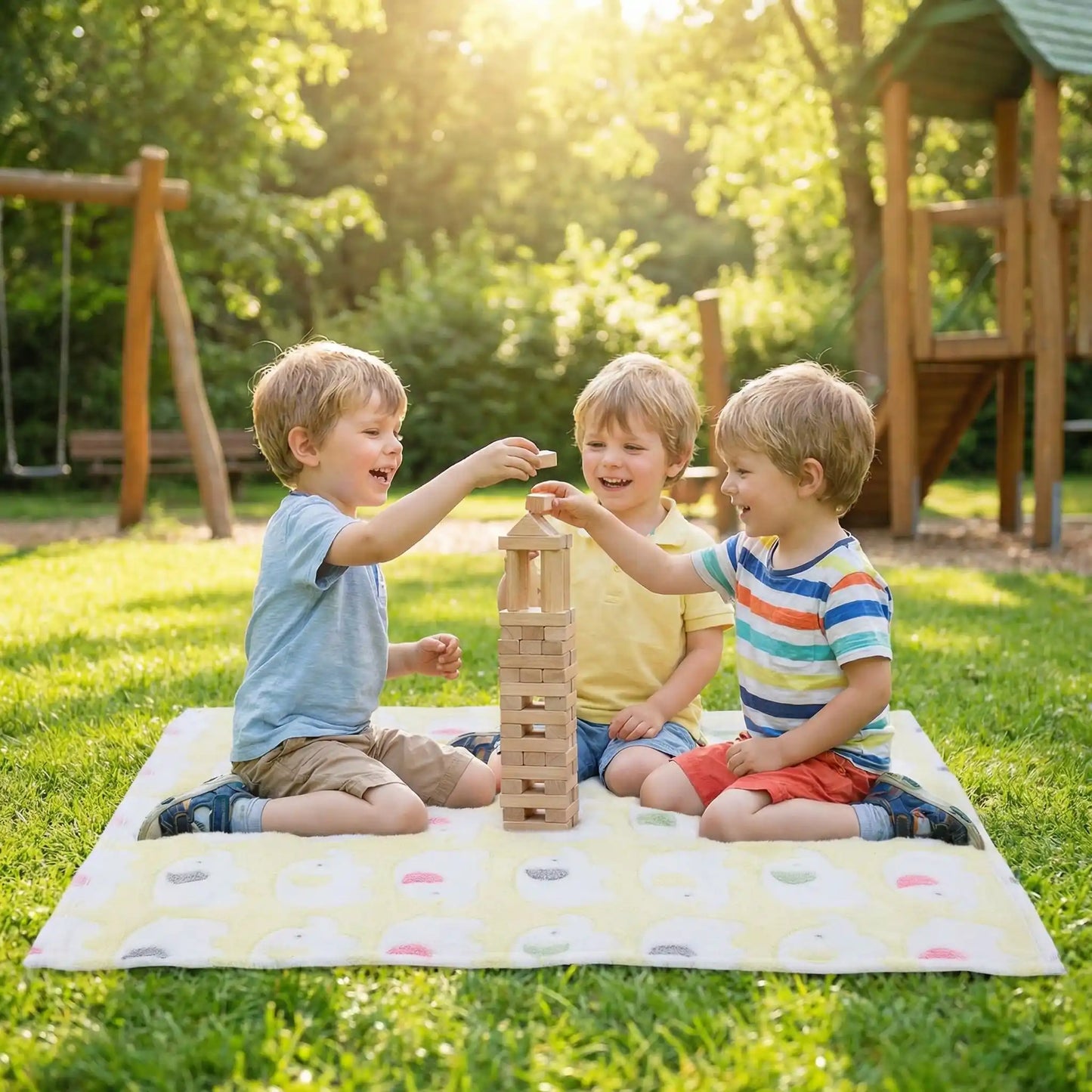 couverture douce bebe éléphant polaire corail jaune tapis jeux