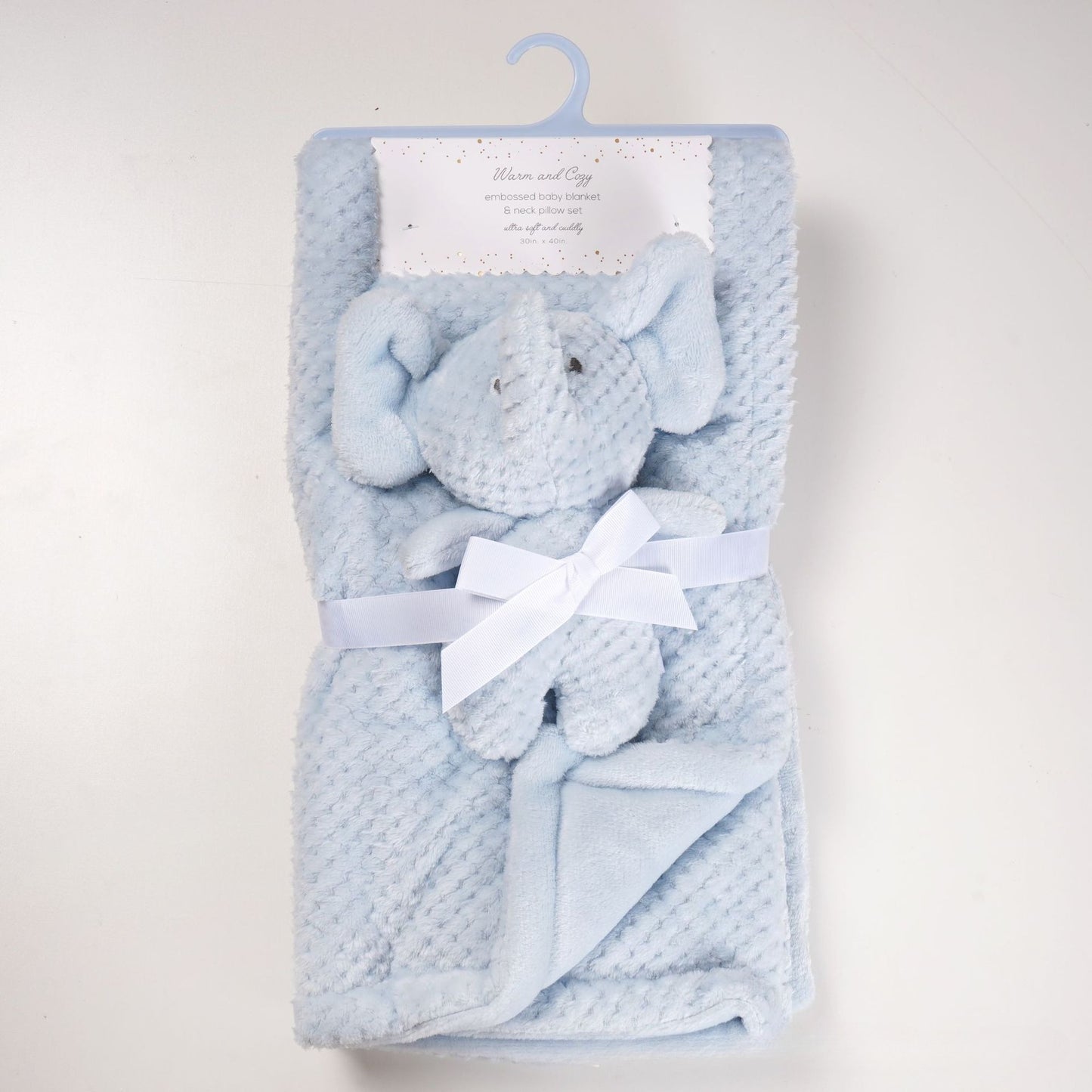 couverture pour bébé polaire régulatrice bleu peluche pack