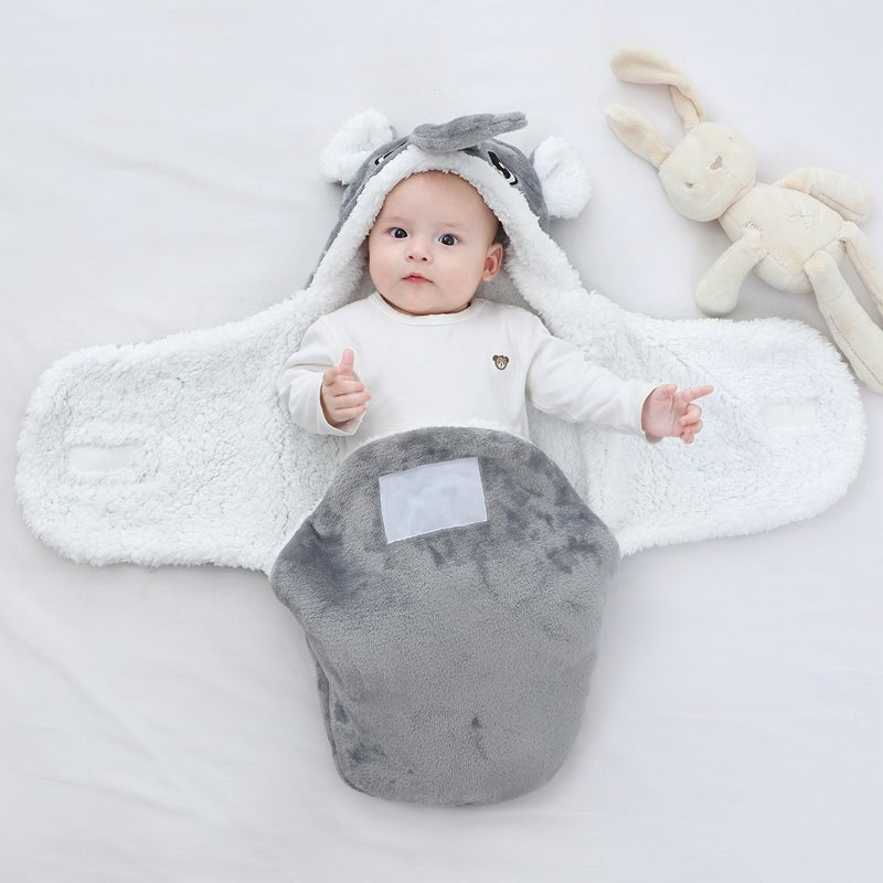 gigoteuse hiver éléphant ris bébé au chaud