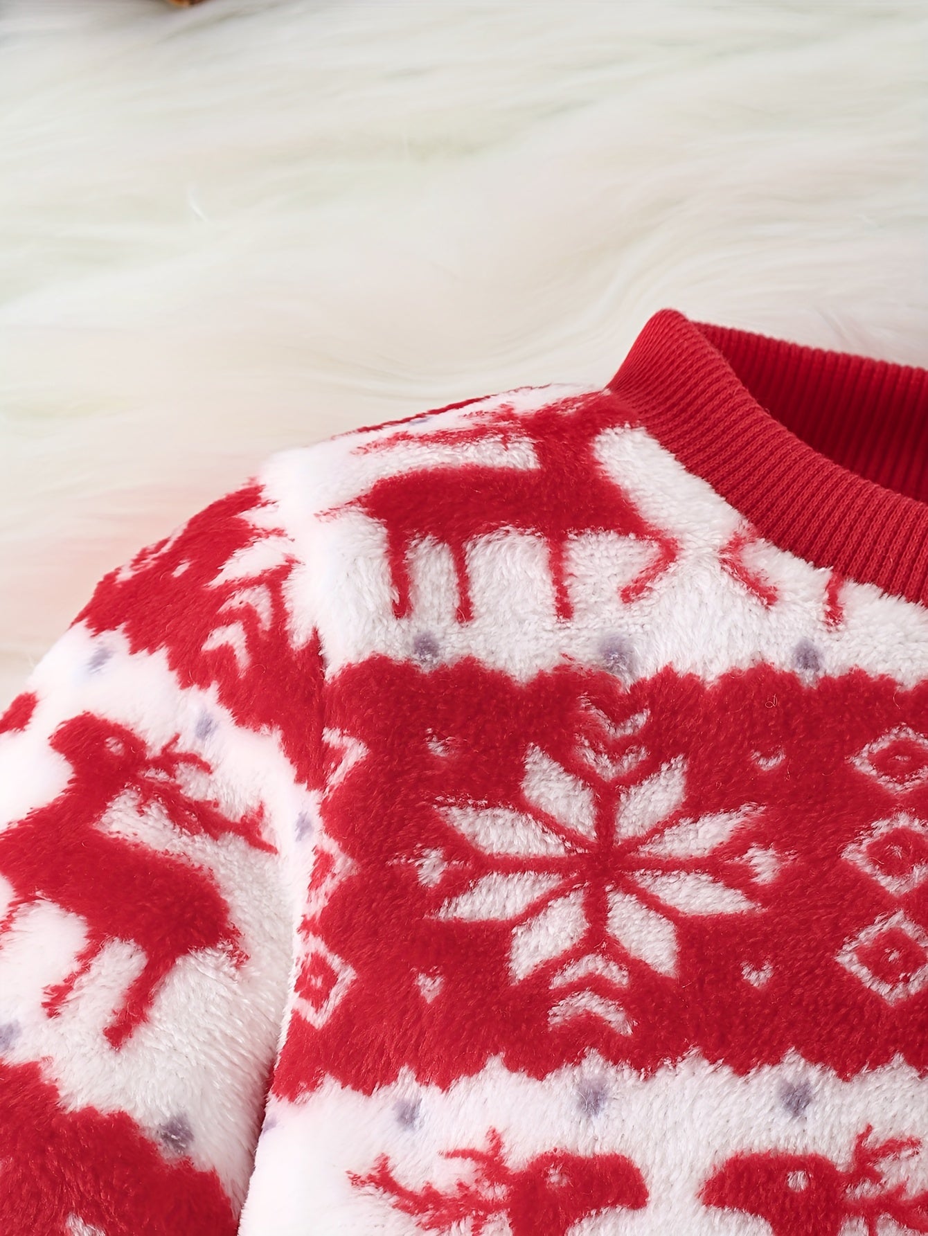 pyjama noël bébé haut col rond