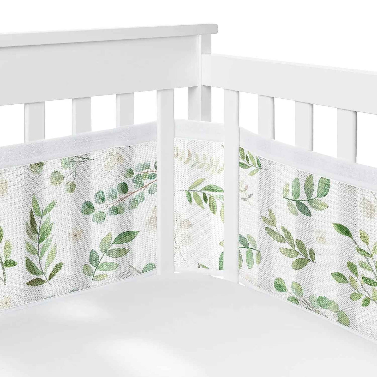 tour de lit bébé respirant feuillage apaisant