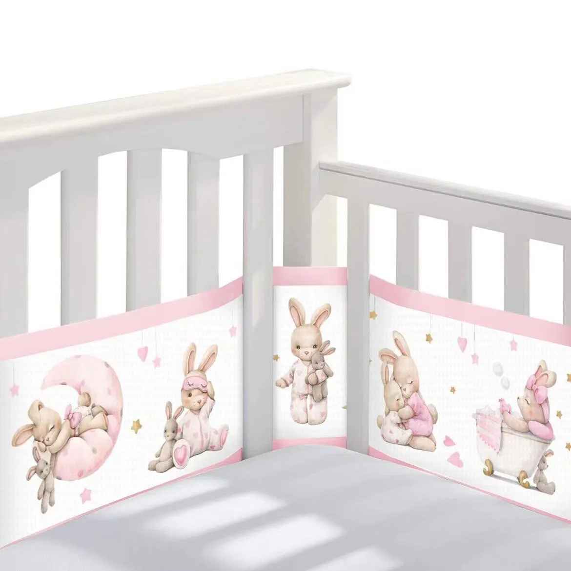 tour de lit bébé respirant lapin Douceair
