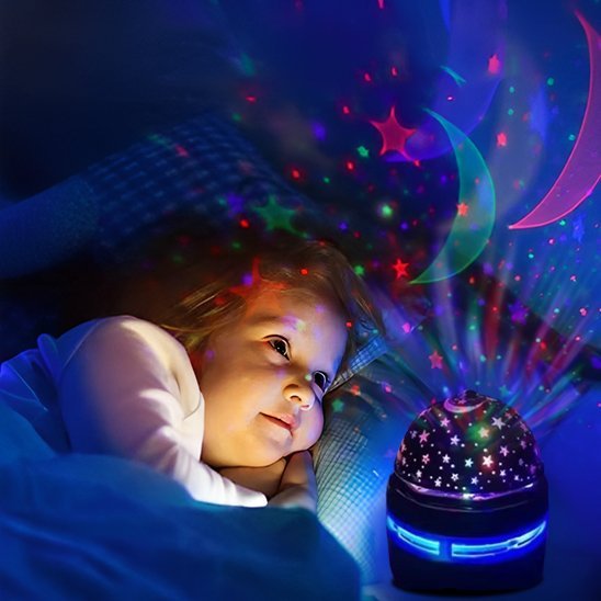 Veilleuse bébé projection plafond enfant admire