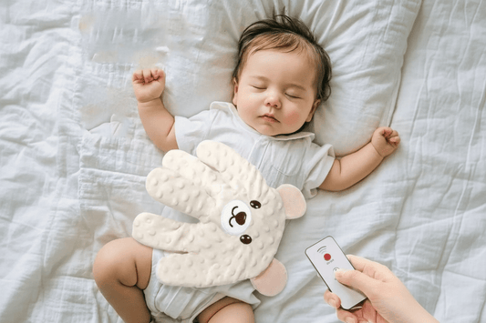 doudou qui tapote bébé solution au sommeil agité