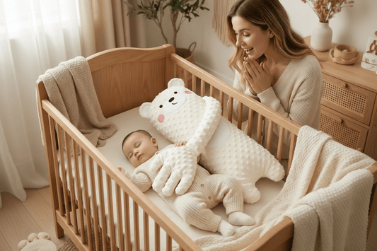doudou instinct maternel bébé dort mama soulagée