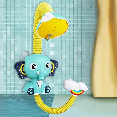 Jouet de bain bébé - CuteBabyBathToys™ - Elephant vert