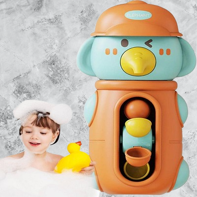 Jouet de bain bébé - BabyBathToys™ - Orange