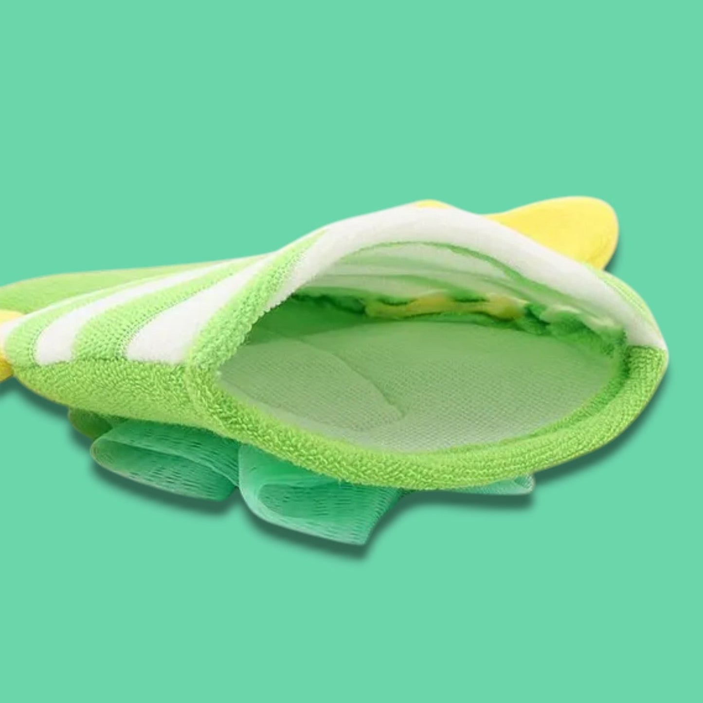 Gant de Toilette Enfant - FunGlove™ - Abeille Verte