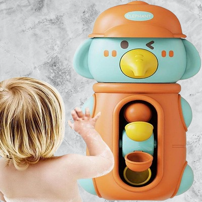 Jouet de bain bébé - BabyBathToys™ - Orange