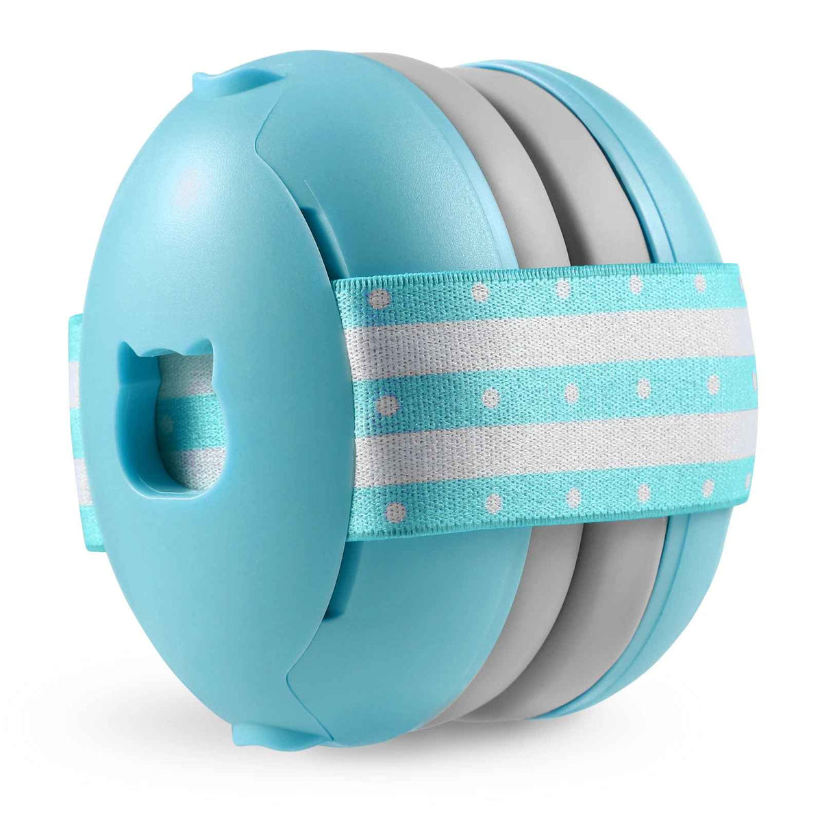 meilleur casque anti bruit bébé ajustable bleu démo