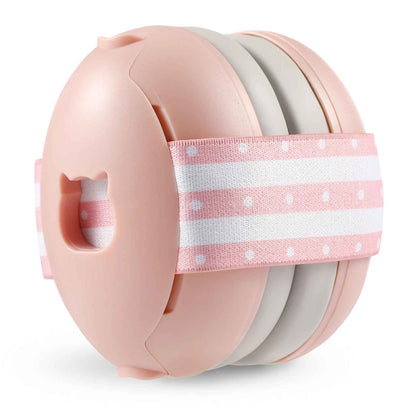 meilleur casque anti bruit bébé ajustable rose démo