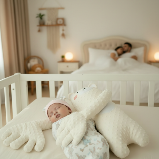 Cadeau de naissance duo Magique doudou & emmaillotage parents dorment enfin