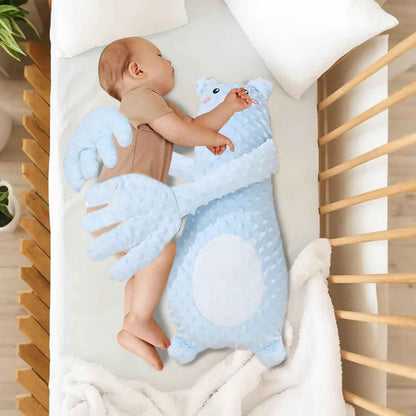 doudou tapote bébé câlinou doux bleu bébé dort