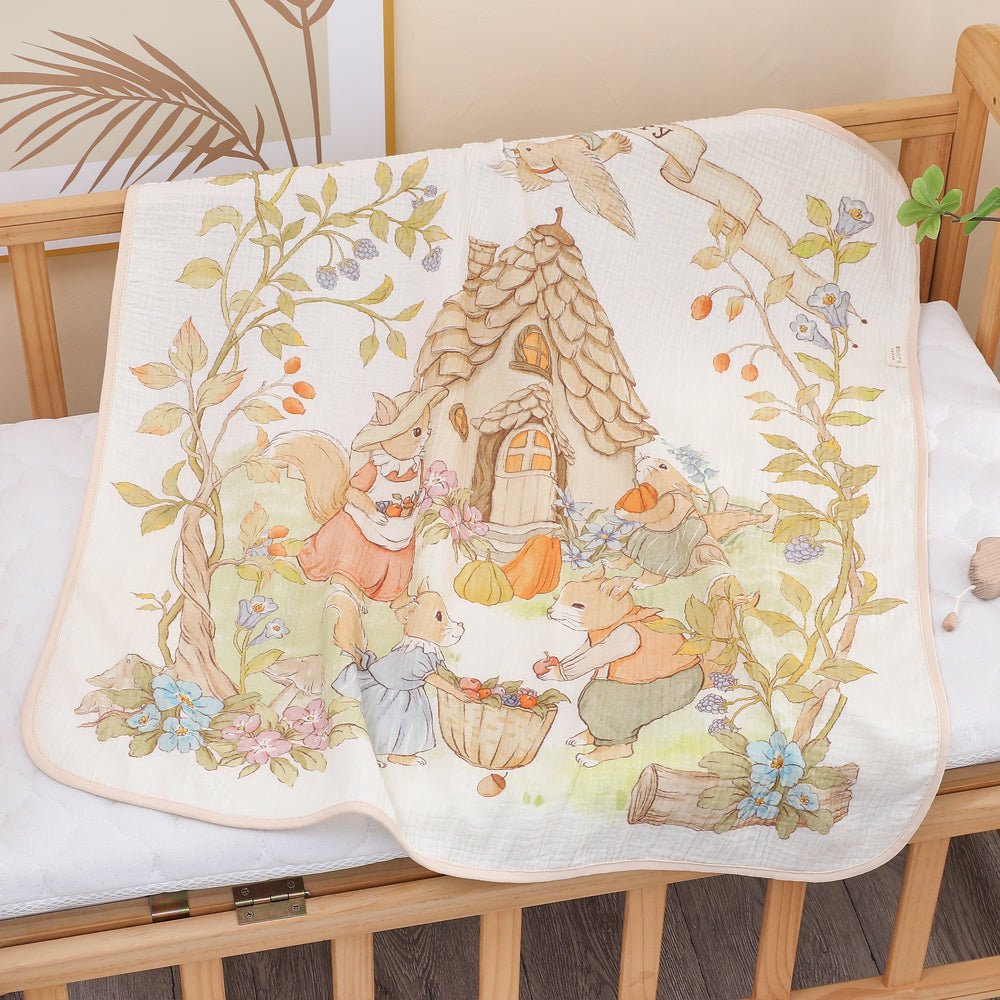 couverture bébé coton hyoallergénique tout usage famille