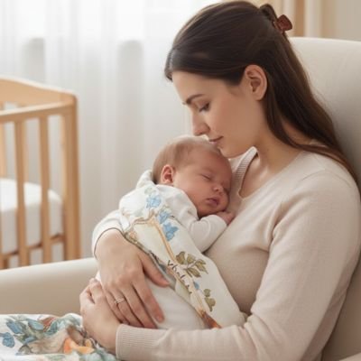 Couverture bébé douceur enveloppante bébé dort poitrine mama