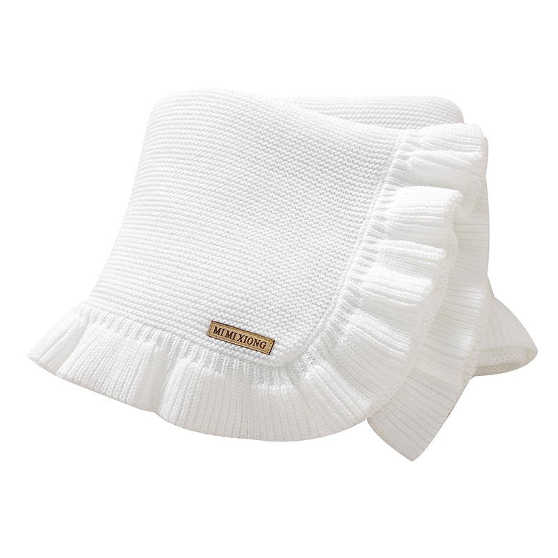 couverture bébé tricot Cocooning blanc