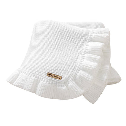 couverture bébé tricot Cocooning blanc