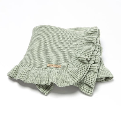 couverture bébé tricot Cocooning gris