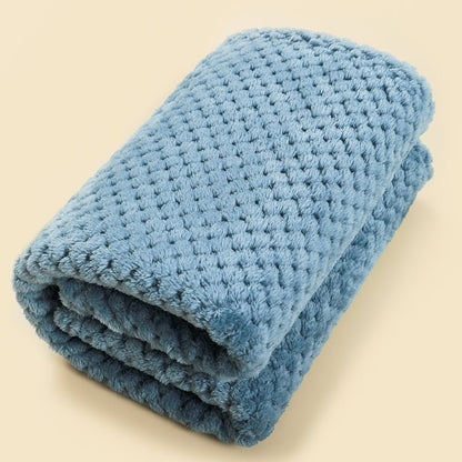 couverture bébé Unicori bleu