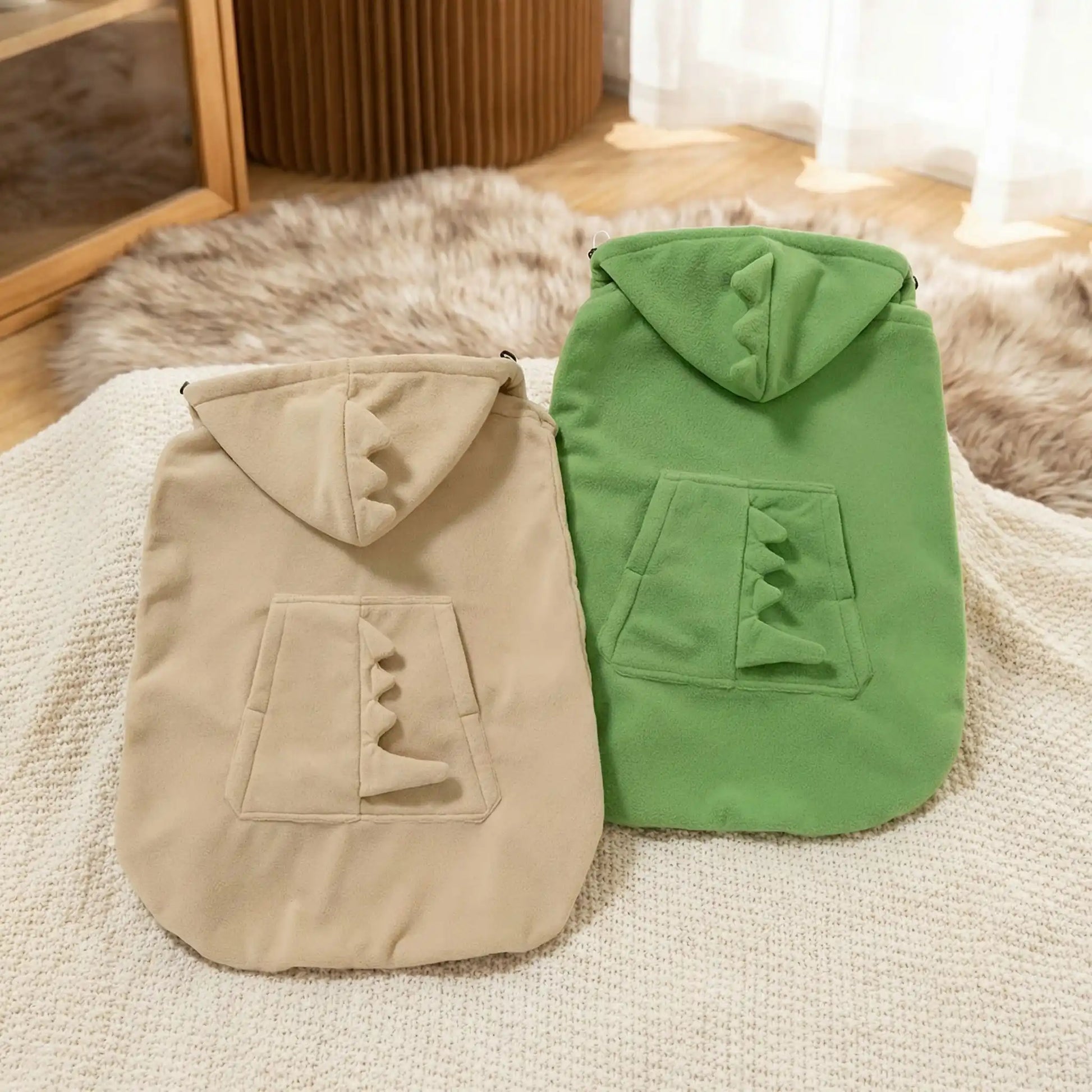 couverture douce bébé cape dinosaure vert kaki