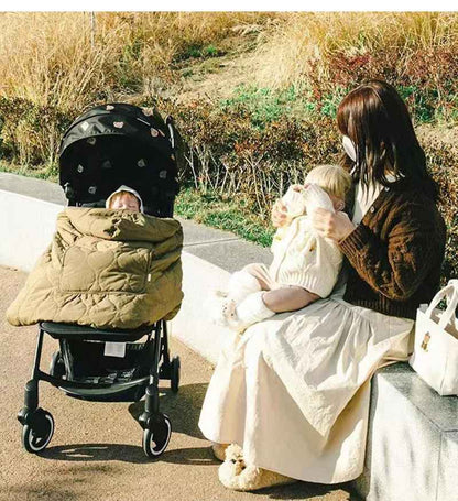 couverture porte bébé chaude imperméable à capuche Ours brun bébé poussette