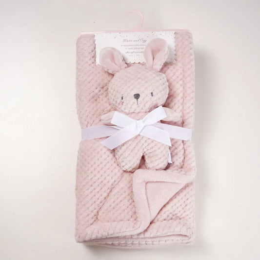 couverture pour bébé polaire régulatrice rose peluche