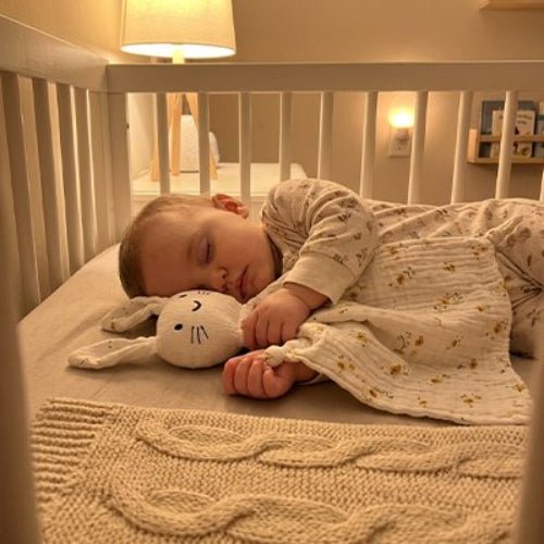 Doudou lapin loulou câlinou doux bébé dort paisiblement