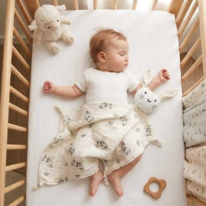Doudou lapin loulou câlinou doux bébé dort