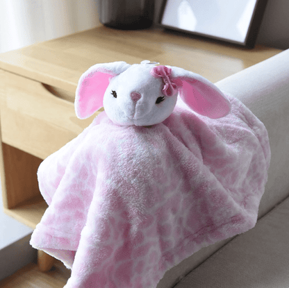 doudou lapin sommeil rose douceur nœud rose