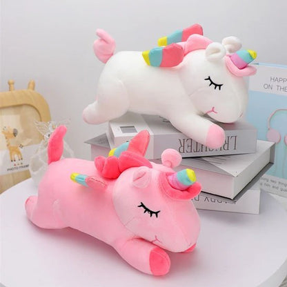 doudou licorne douceur magique bébé rose et blanc