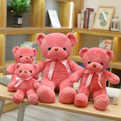 doudou-ours-nœud-rose-collection