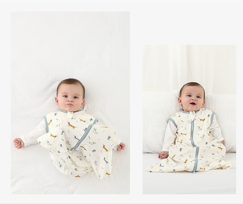 gigoteuse hiver 0-6mois chien saucisse bébé positions