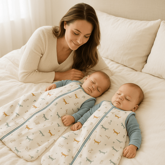 gigoteuse hiver 0-6mois-jumeaux dorment