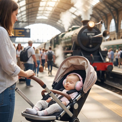 meilleur casque anti bruit bébé ajustable rose bébé maman gare