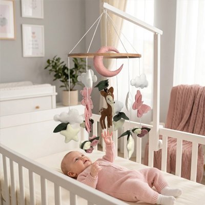 Mobile bébé éveil apaisant bon rêve bébé couché s'amuse