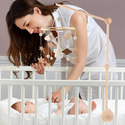 Mobile bebe musical projection apaisant bébé mama lit