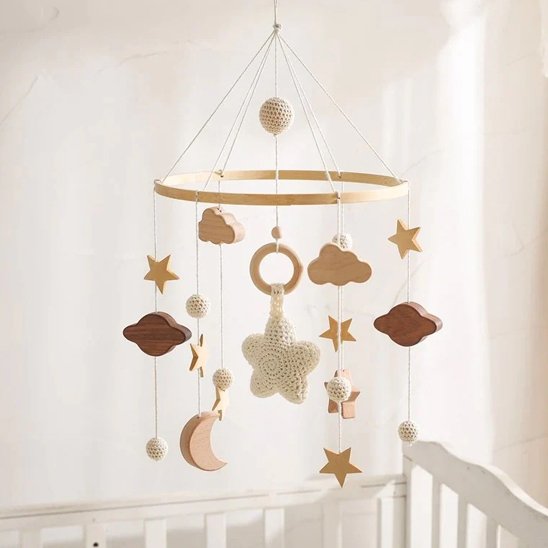 Mobile bebe musical projection apaisant présentation