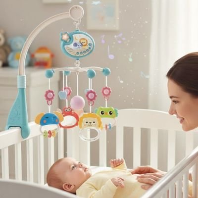 Mobile musical bébé doux rêves bébé  mama jouent