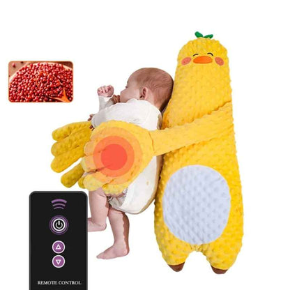 peluche qui tapote bébé poussin sommeil apaisant bébé dort