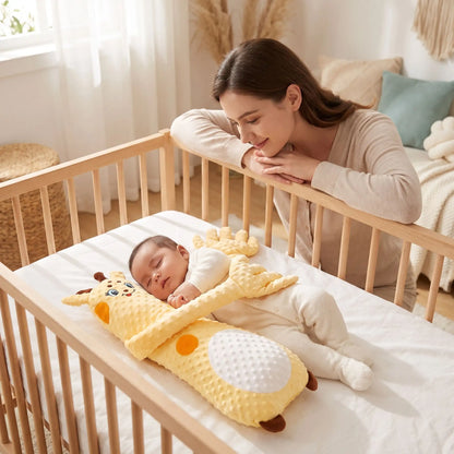 peluche tapotant bébé cerf jaune hypoallergénique bébé dort maman apprécie