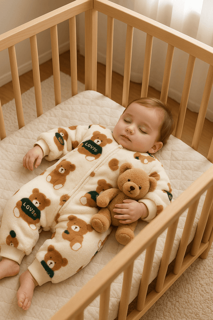 pyjama bébé garçon flanelle confort bébé dort