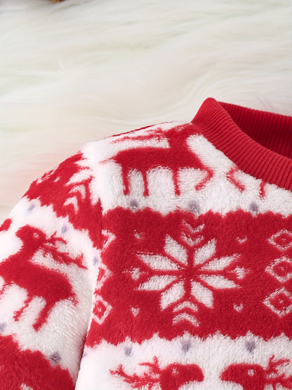 pyjama noël bébé haut col rond