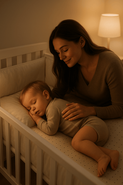 tour de lit monobloc fée blanc mama aide bébé dormir