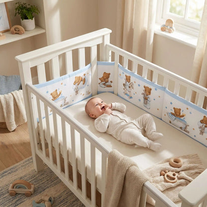 tour de lit bébé mailles sécurisante Ourson zen bébé joyeux