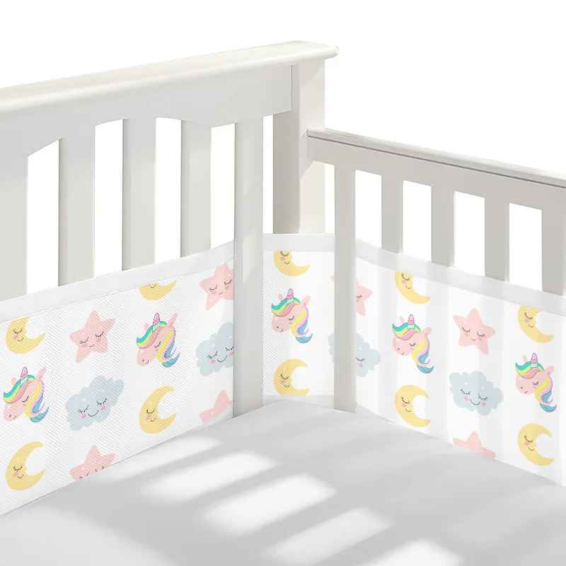 Tour de lit bébé respirant en maille sécurité LicoAir