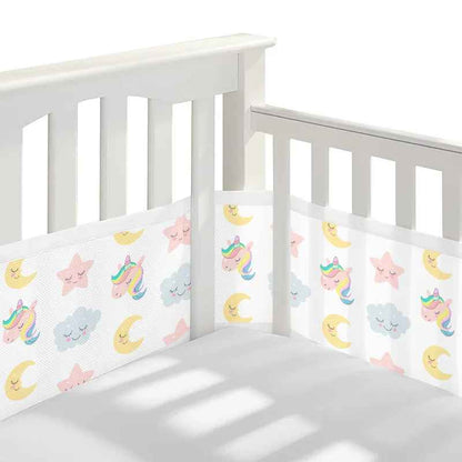 Tour de lit bébé respirant en maille sécurité LicoAir