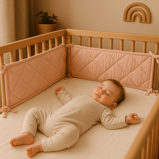 tour de lit respirant sérénité bébé dort