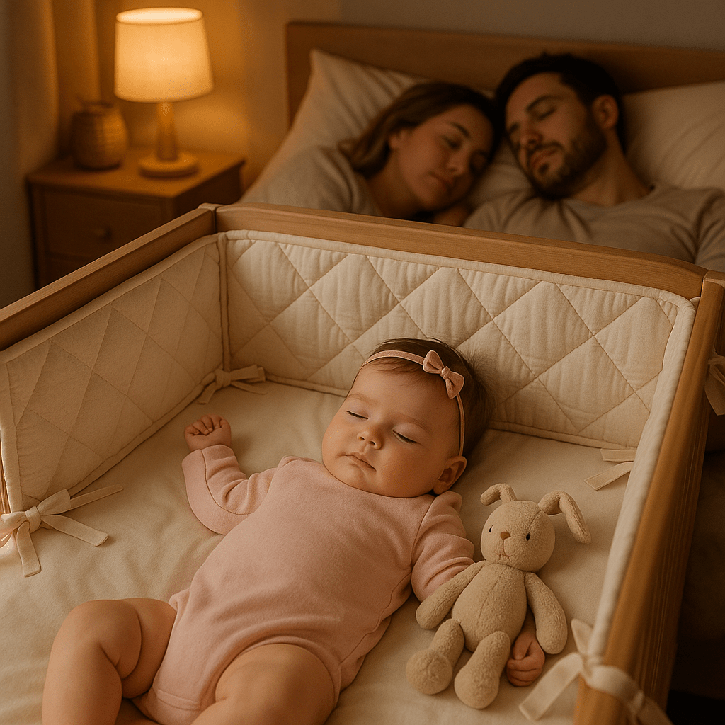 tour de lit respirant sérénité famille dort paisiblement