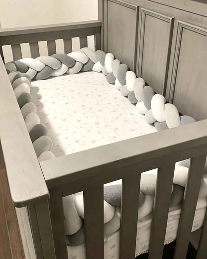 tour de lit coton artisanal sécurisant 3m